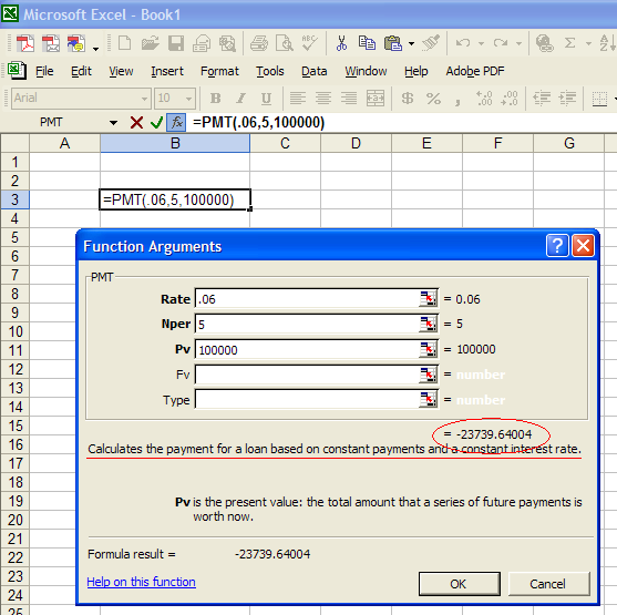 PMT Function